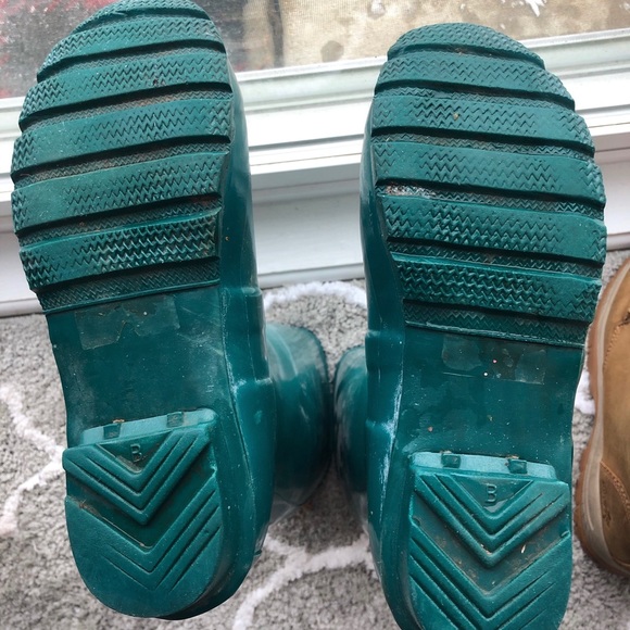 Hunter Rain Boots Blue/ Green - Picture 6 of 6